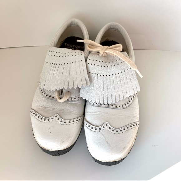 Vintage TRETORN Swedish Leather Golf Spikes—SZ 6 - Picture 2 of 14